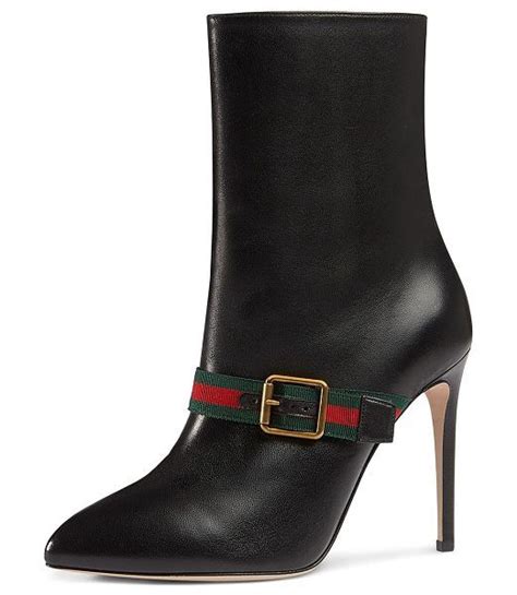 gucci boot stripe|Gucci high heel boots.